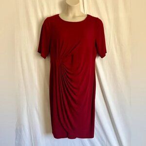 Dressbarn Rich Red Wrap Dress